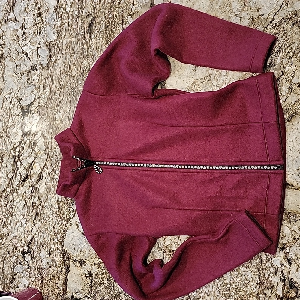 Fleece Jacket Sweater - Ladies Small
